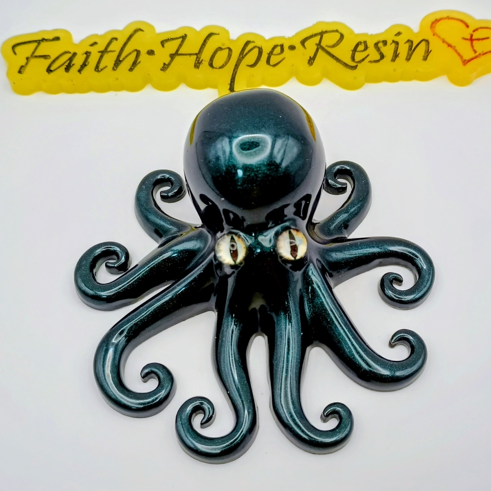 Black Octopus Home Decor